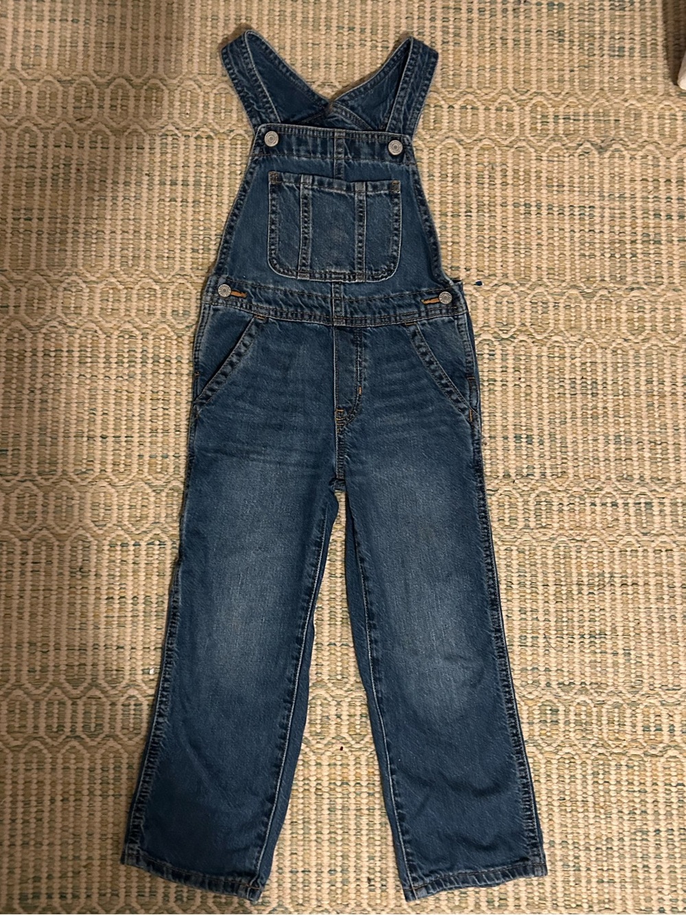Unisex Kids Denim Overalls